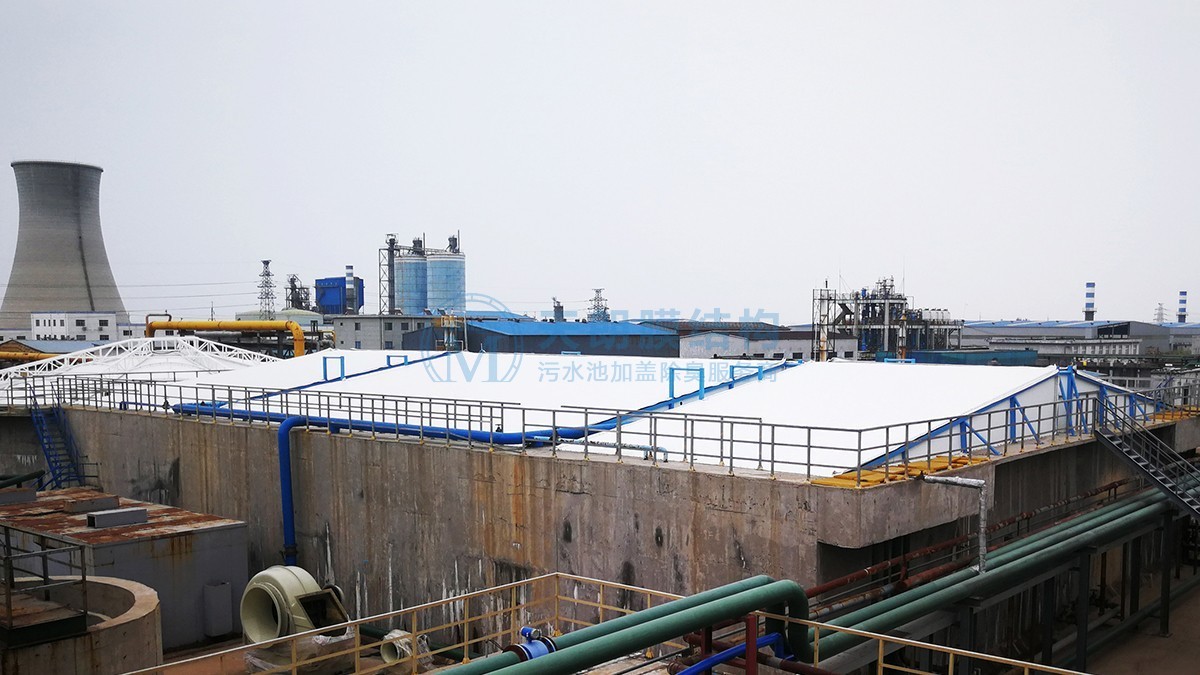 中海精細(xì)化工環(huán)氧一、二、三期曝氣池加蓋工程