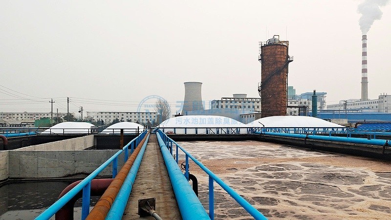 金澤生物污水池?zé)o骨架密封罩2